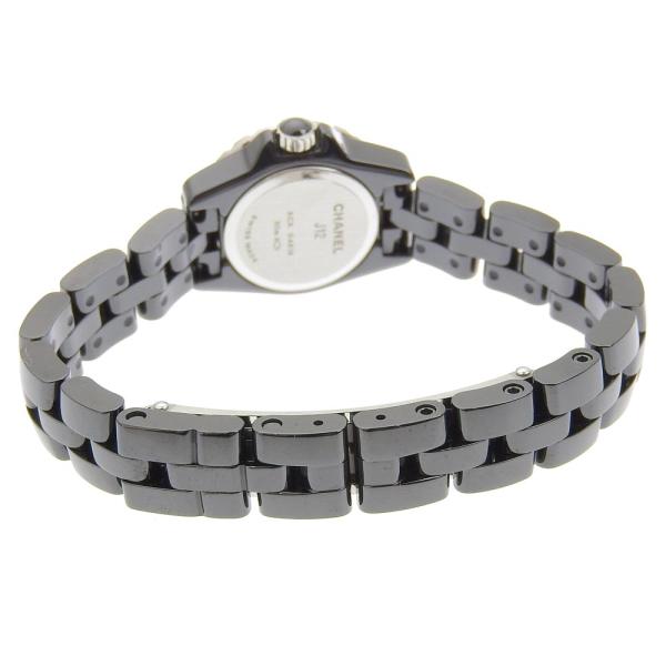 Chanel  Chanel J12 XS Ladies Quartz Wristwatch with Diamond Dial in Ceramic/Stainless Steel, Black [] H5235 in