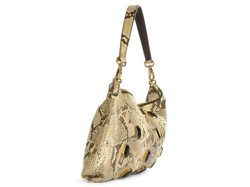 Prada Jeweled Bag Python Travel Bag