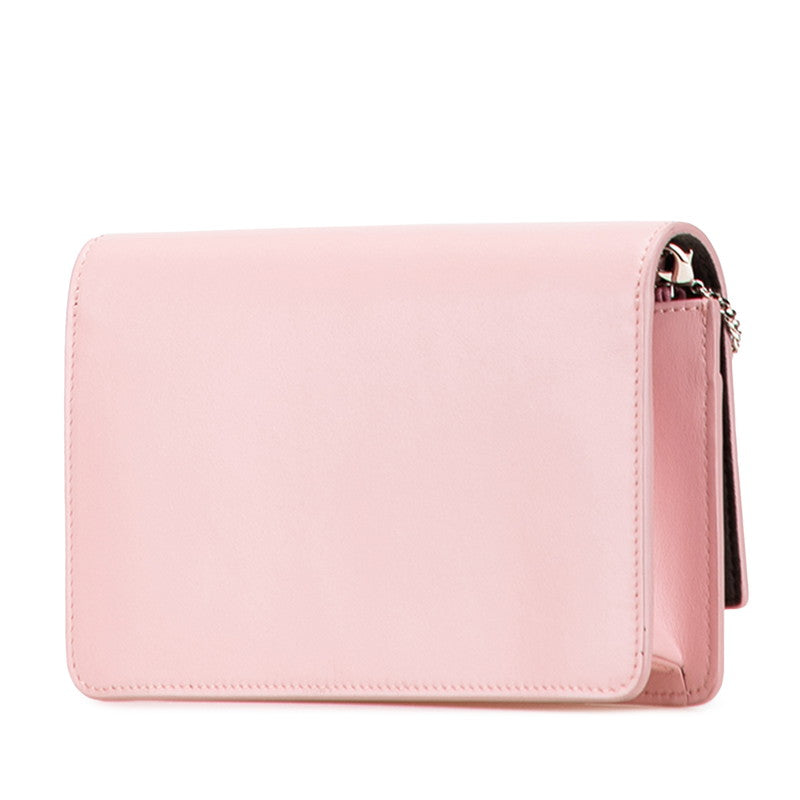 Fendi Hypnotize Shoulder Bag Leather Chain
