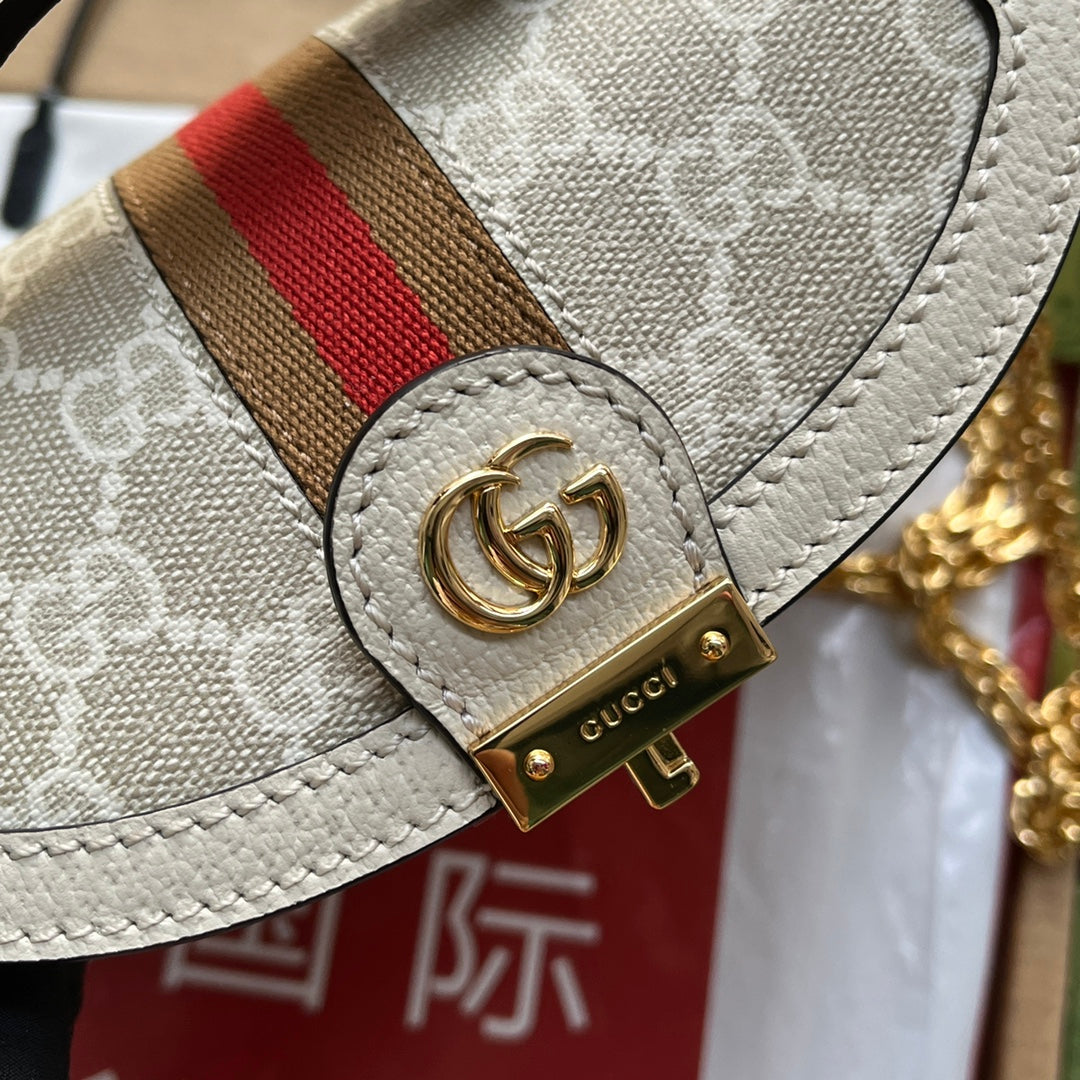 gg Ophidia gg , ’s White Mini Shoulder Bag