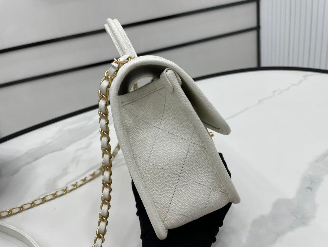 CHL 22K 9.8in 25cm White Travel Bag