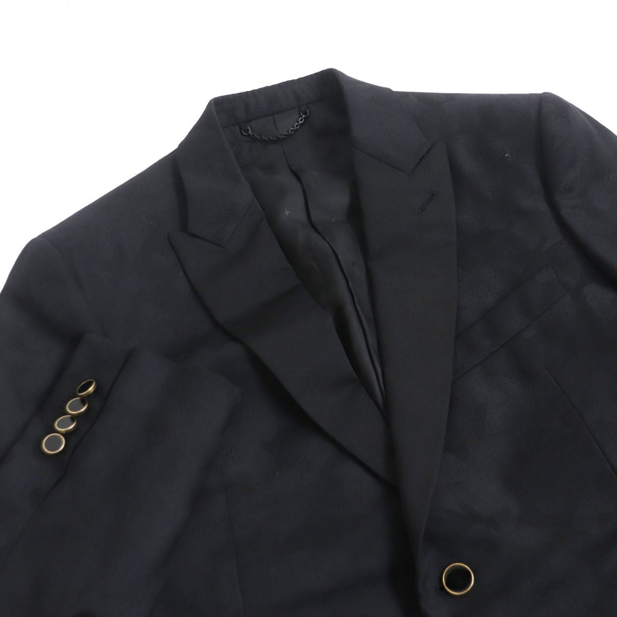 Louis Vuitton tailored jacket Wool Cotton Black Apparel
