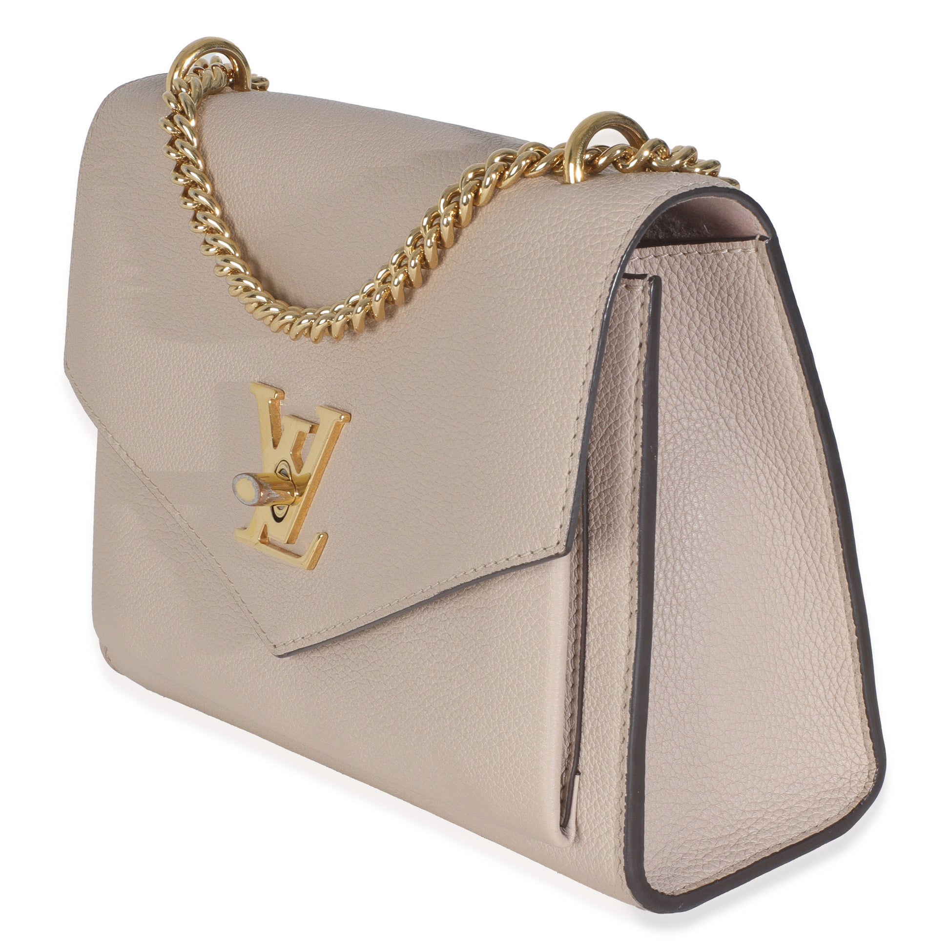 Louis Vuitton Mylockme BB Calfskin Pink Chain Handbag