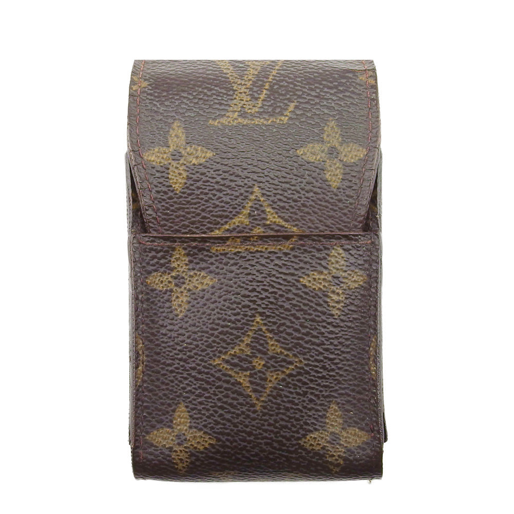 Louis Vuitton Cigarette M63024 Etui cigarette Brown Beige Handbag T22039