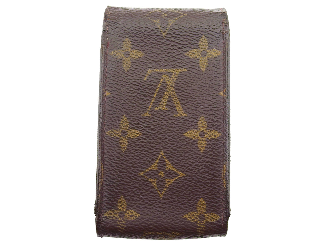Louis Vuitton Cigarette M63024 Etui cigarette Brown Beige Handbag T22090