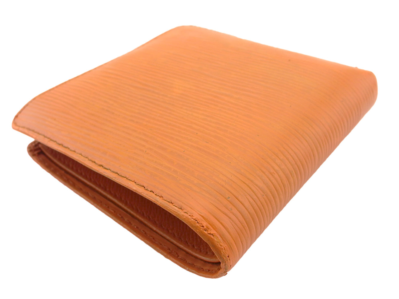 Louis Vuitton Bifold M6354H Porte Billets Cartes Orange Wallet Case
