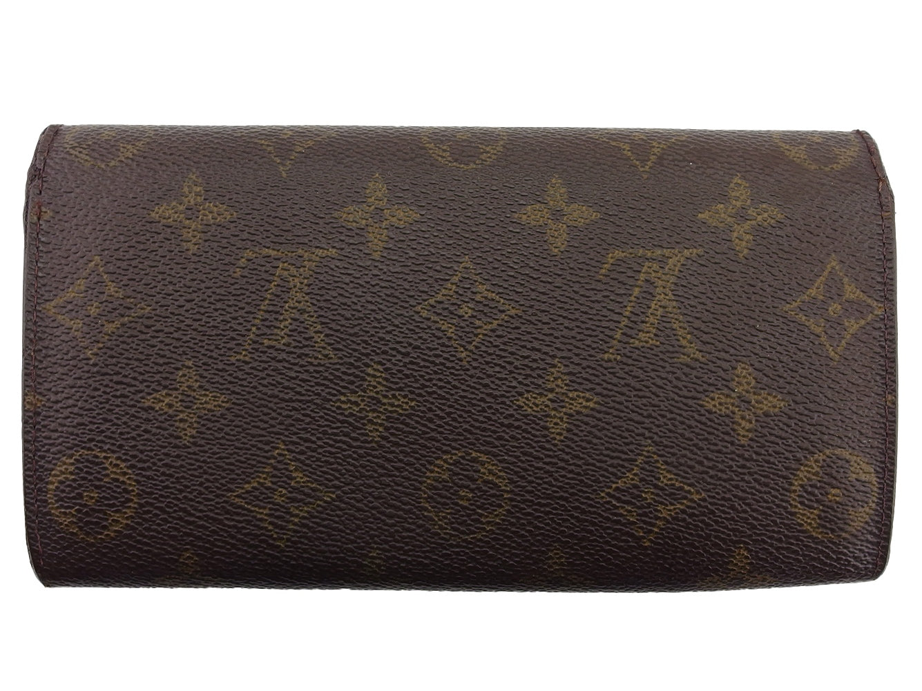 Louis Vuitton Long Purse M61725 Pochette Porto Brown Beige Wallet Case T22160