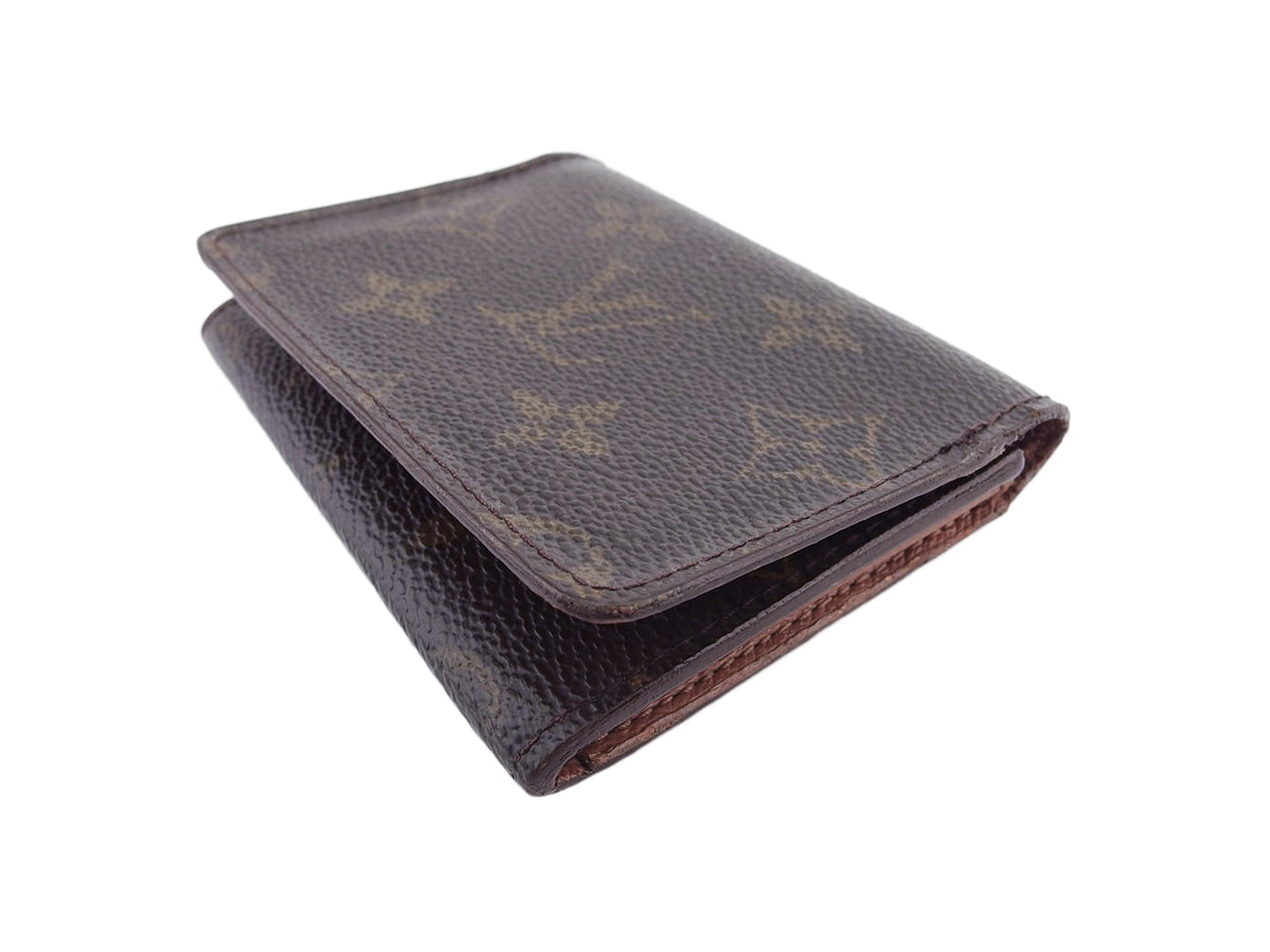 Louis Vuitton M62920 Anvelop Cult De Vuitto Brown Beige Wallet Case