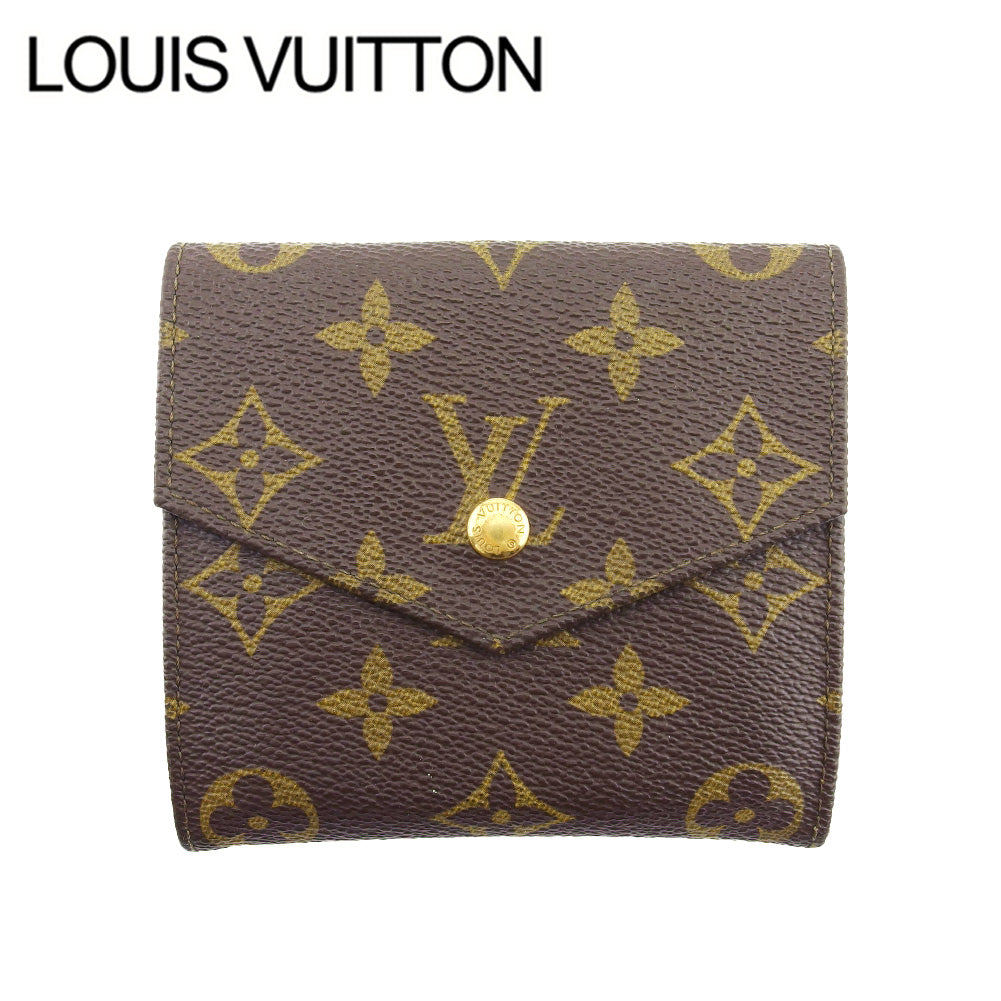 Louis Vuitton Bifold M61660 Portonebier Brown Beige Wallet Case T22609