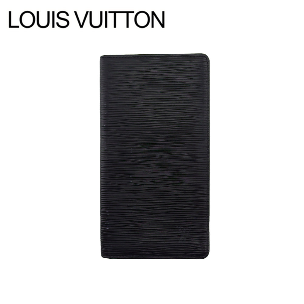 Louis Vuitton Bill Compartment M63212 Porto Cartes Black Handbag T22610