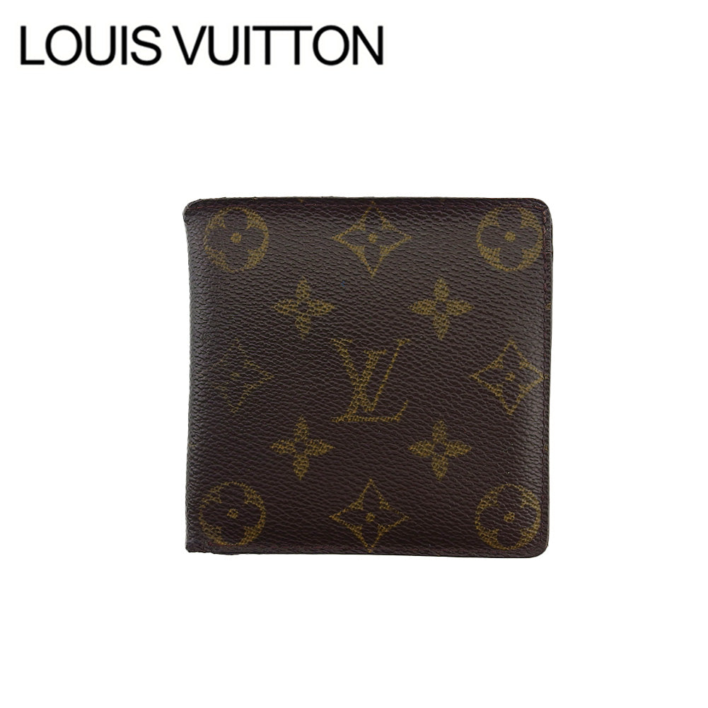 Louis Vuitton Bifold M61665 Porte Billets Cartes Brown Beige Wallet Case T22621