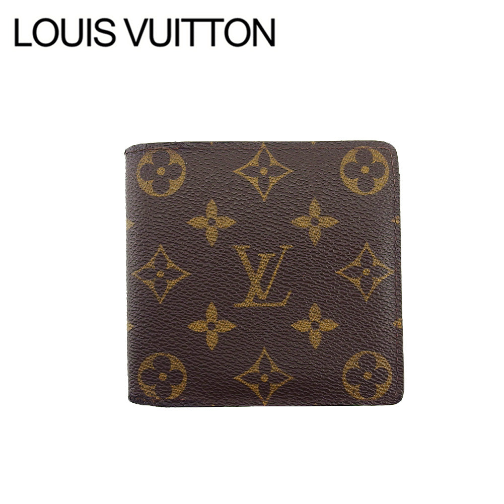 Louis Vuitton Bifold M61665 Porte Billets Cartes Brown Beige Wallet Case T22627