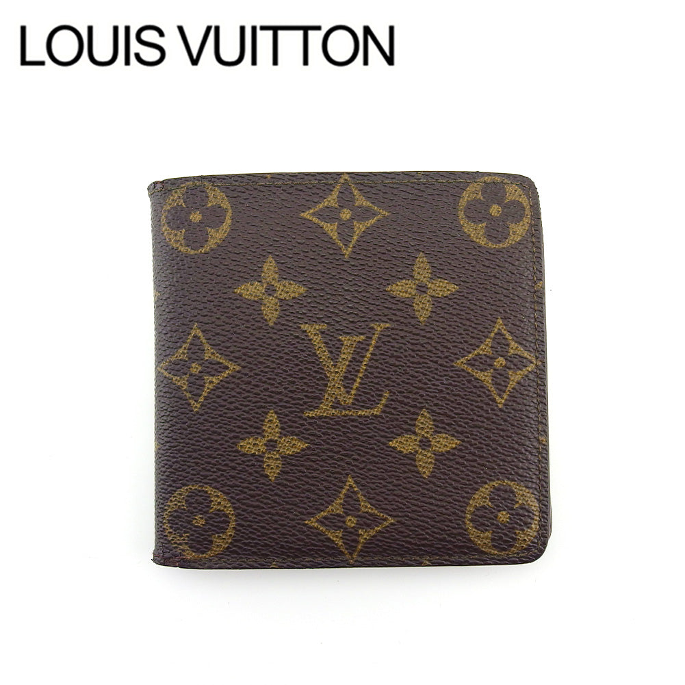 Louis Vuitton Bifold M61665 Porte Billets Cartes Brown Beige Wallet Case T22639
