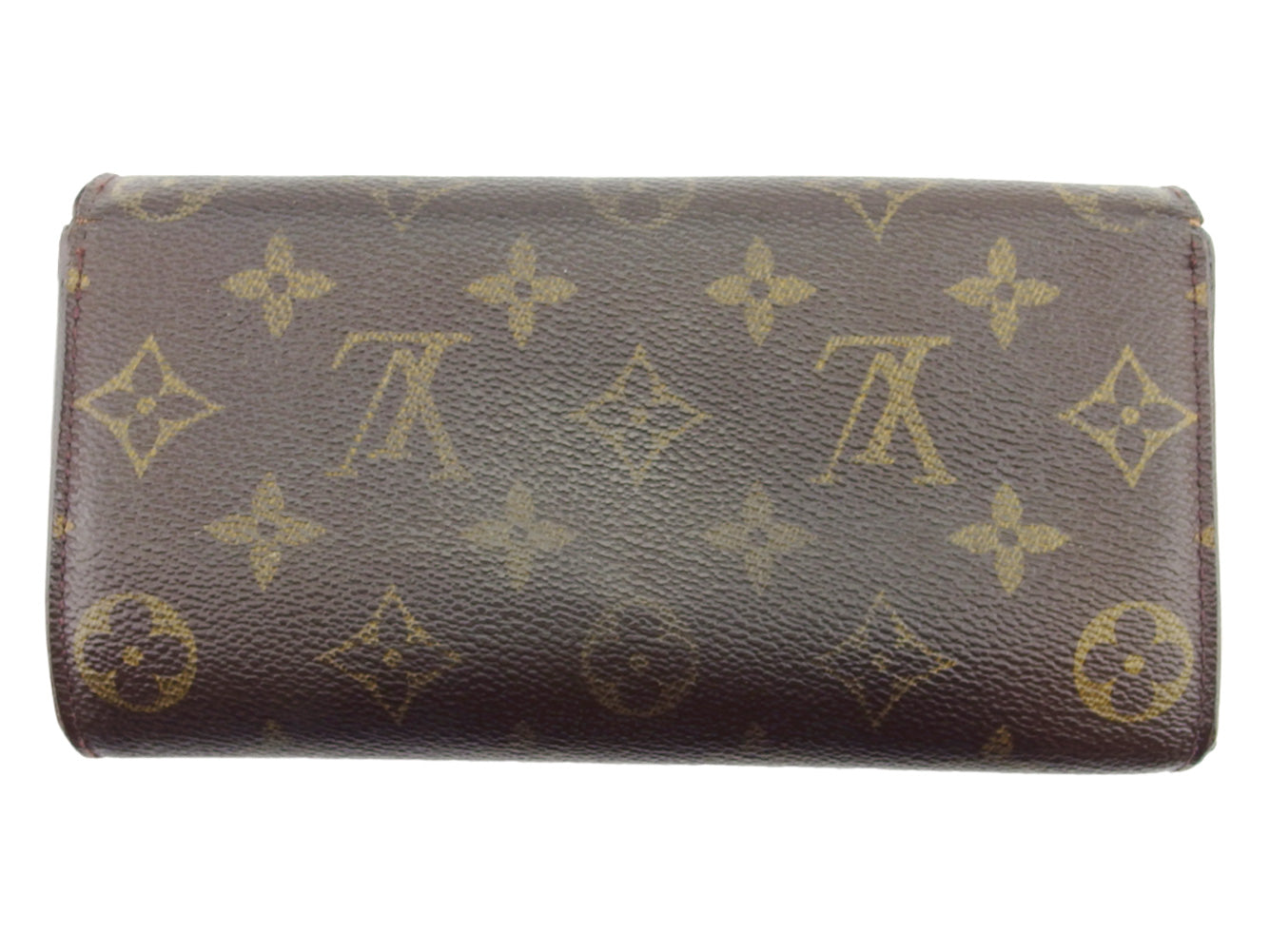 Louis Vuitton Long Purse M61726 Pochette Porto Brown Beige Wallet Case