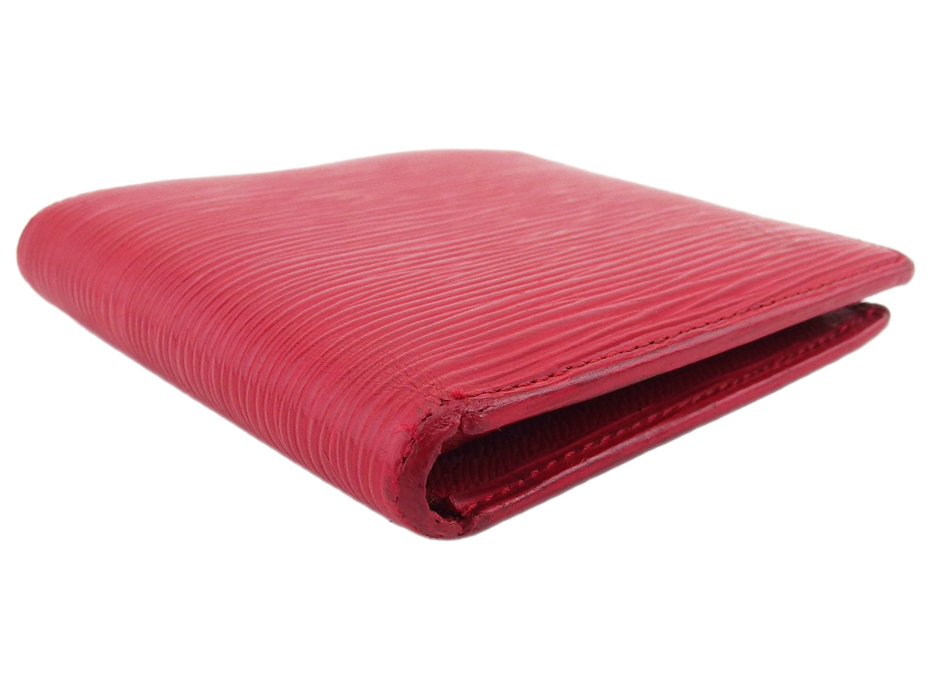 Louis Vuitton Bifold M63547 Porte Billets Cartes Red Wallet Case T23520