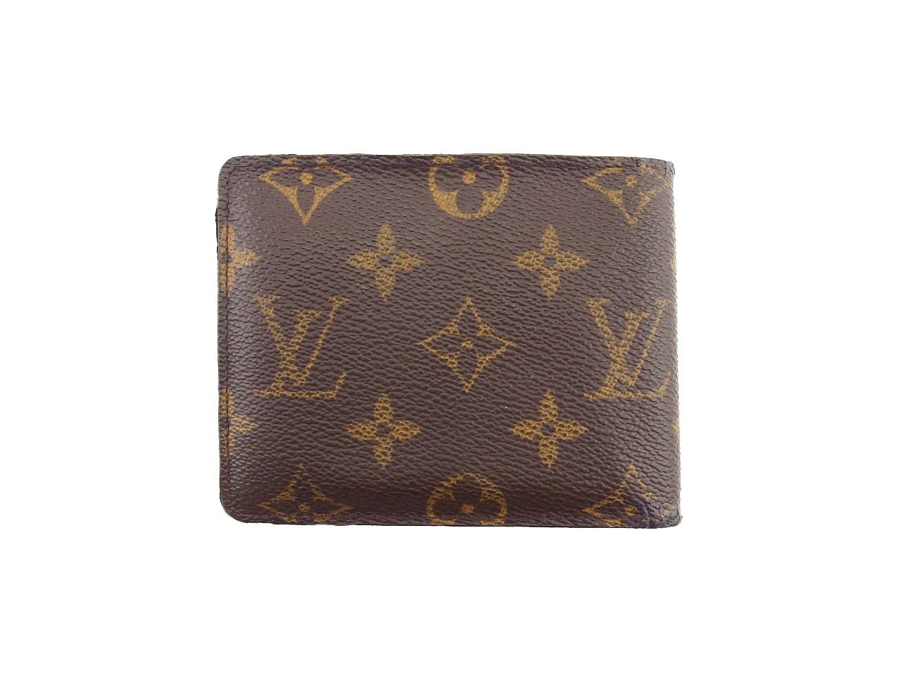 Louis Vuitton Bill Compartment M60895 Portefeuille Multipull Brown Beige Handbag