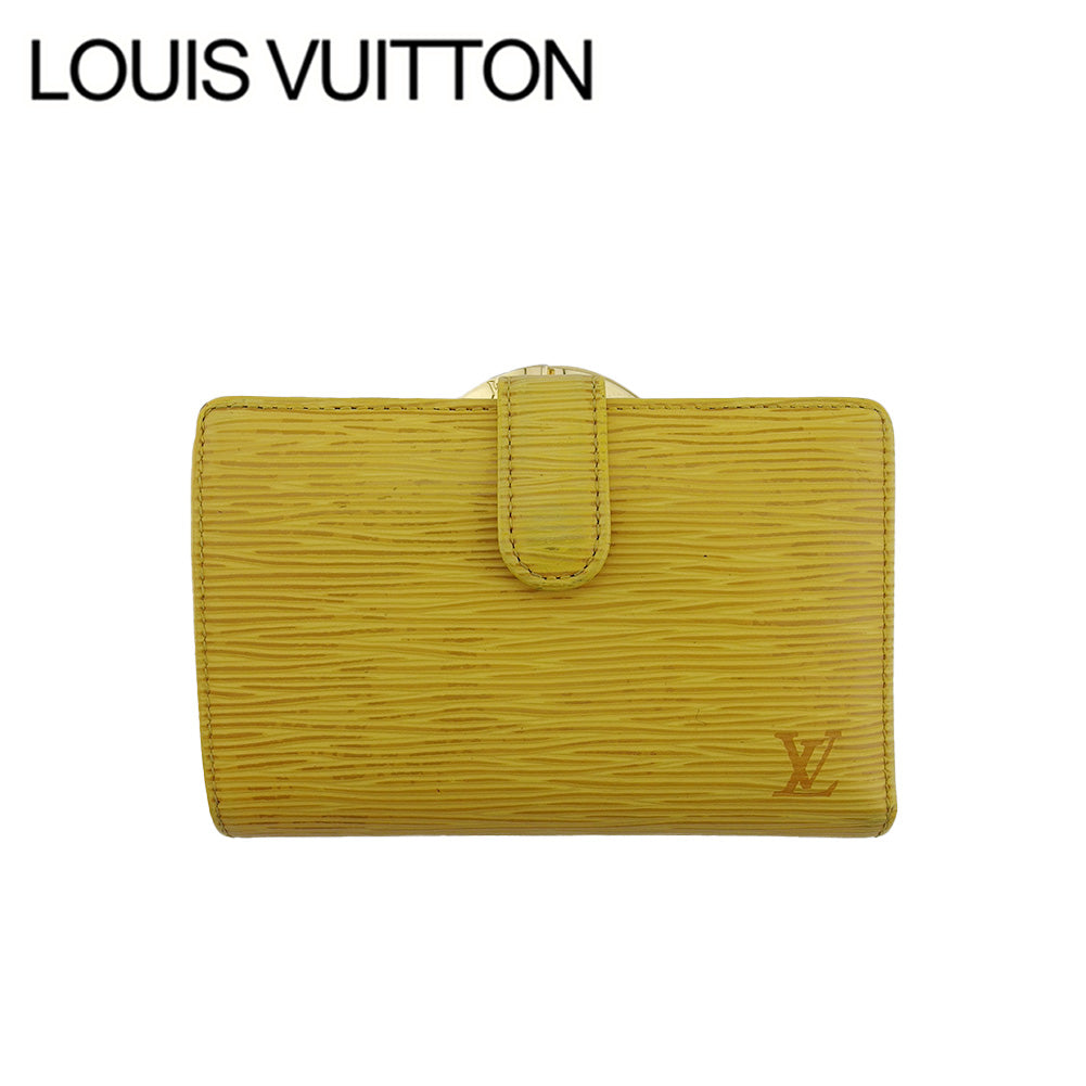 Louis Vuitton Bifold M63249 Yellow purple Portonevie Wallet Case
