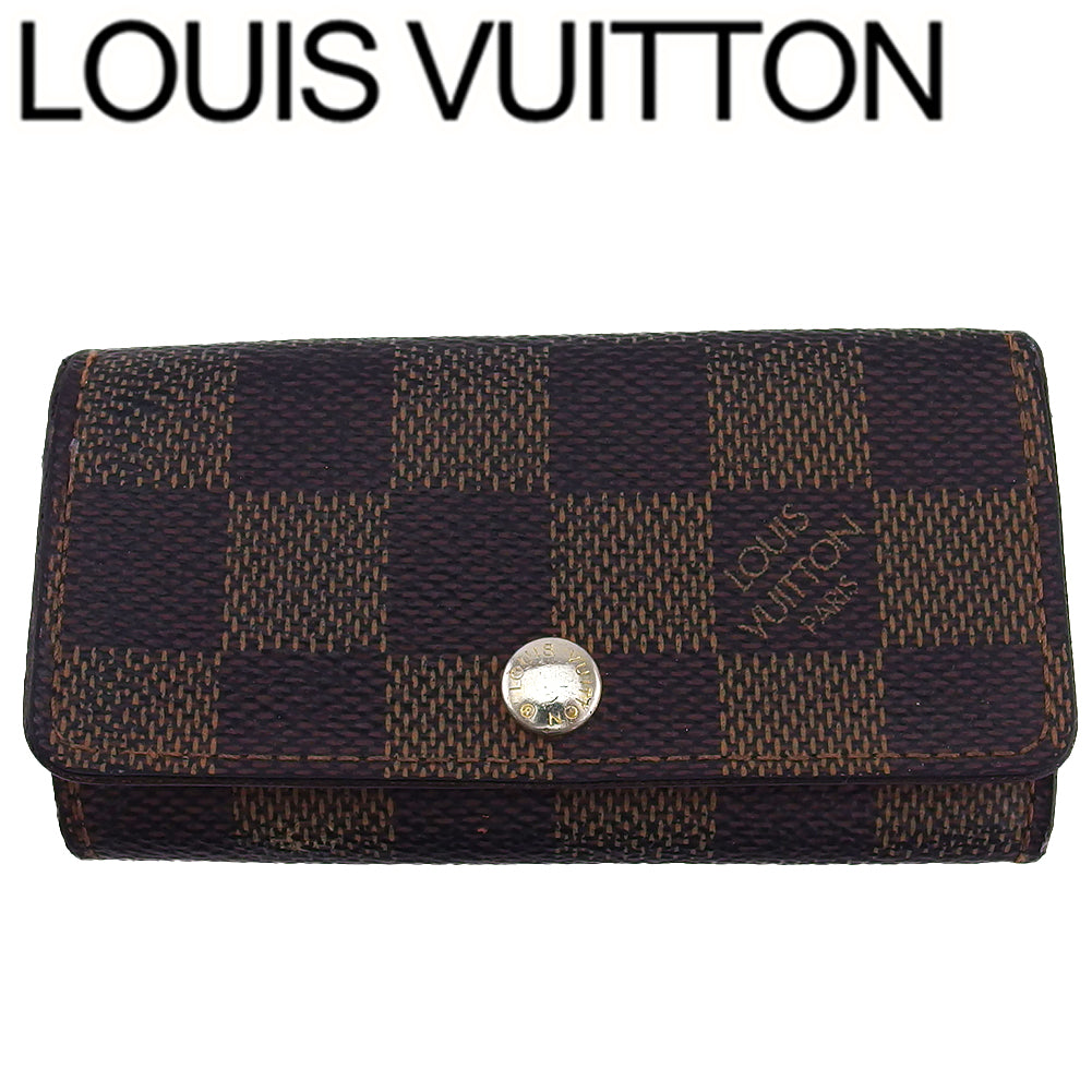 Louis Vuitton Key holder N62631 Multicles4 Brown Beige Key Chain T24132