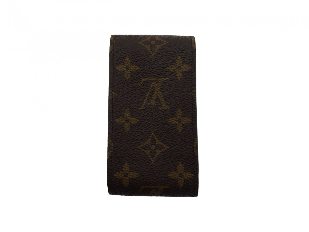 Louis Vuitton Cigarette M63024 Etui cigarette Brown Beige Handbag T24607
