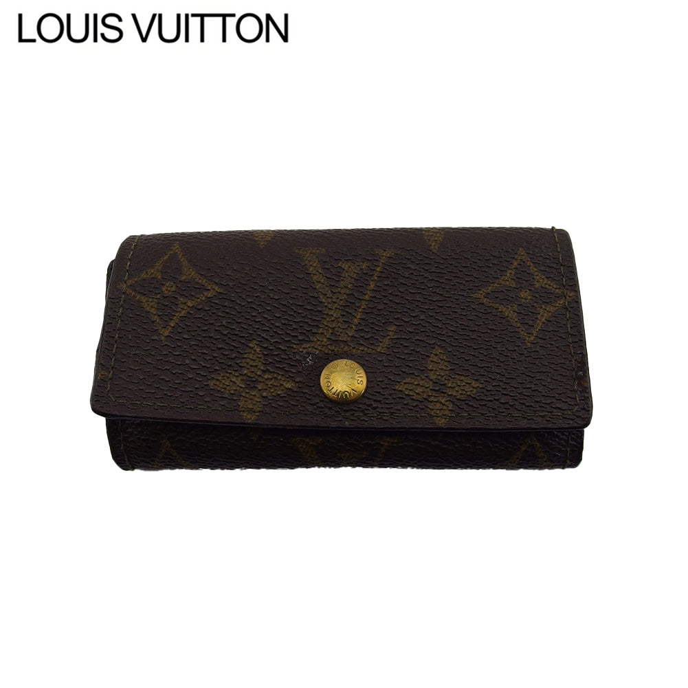 Louis Vuitton Key holder M62631 Multicles4 Brown Beige Key Chain T24716