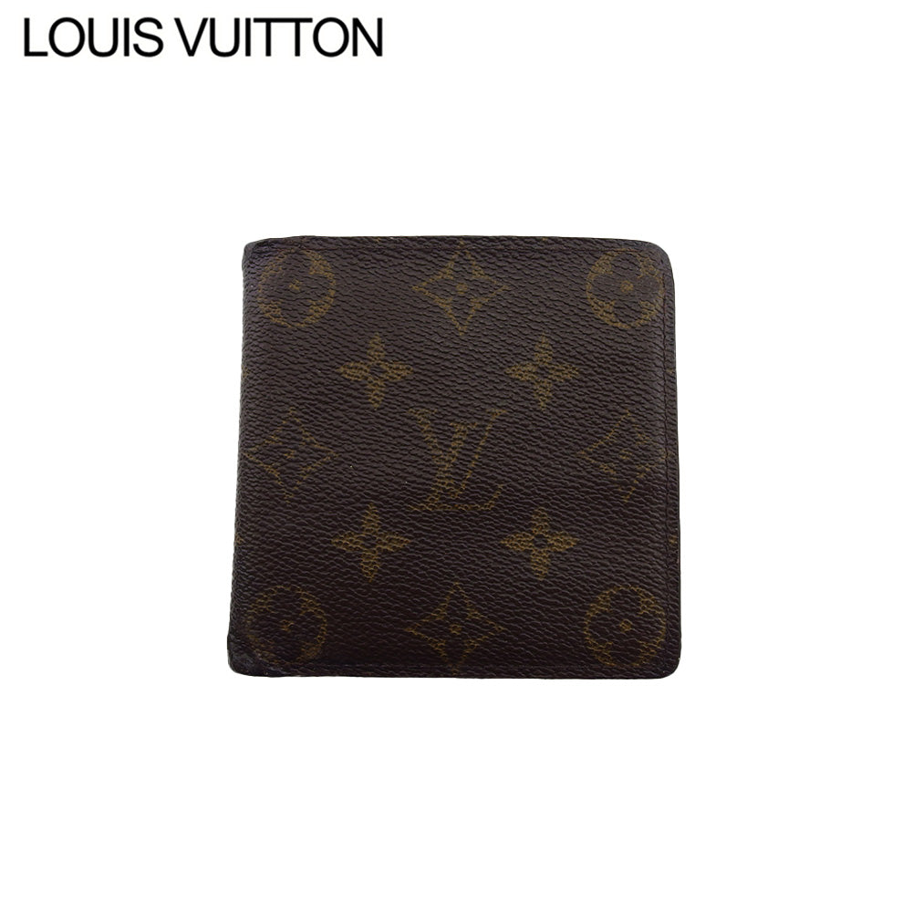 Louis Vuitton Bifold M61665 Porte Billets Cartes Brown Beige Wallet Case T24734