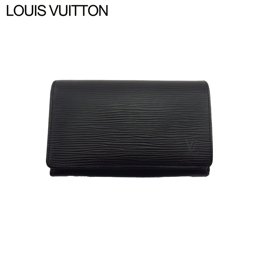 Louis Vuitton Long Purse M63502 Portonebi Tresol Black Wallet Case