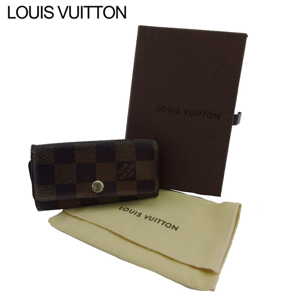 Louis Vuitton Key holder N62631 Multicles4 Brown Beige Key Chain T24751