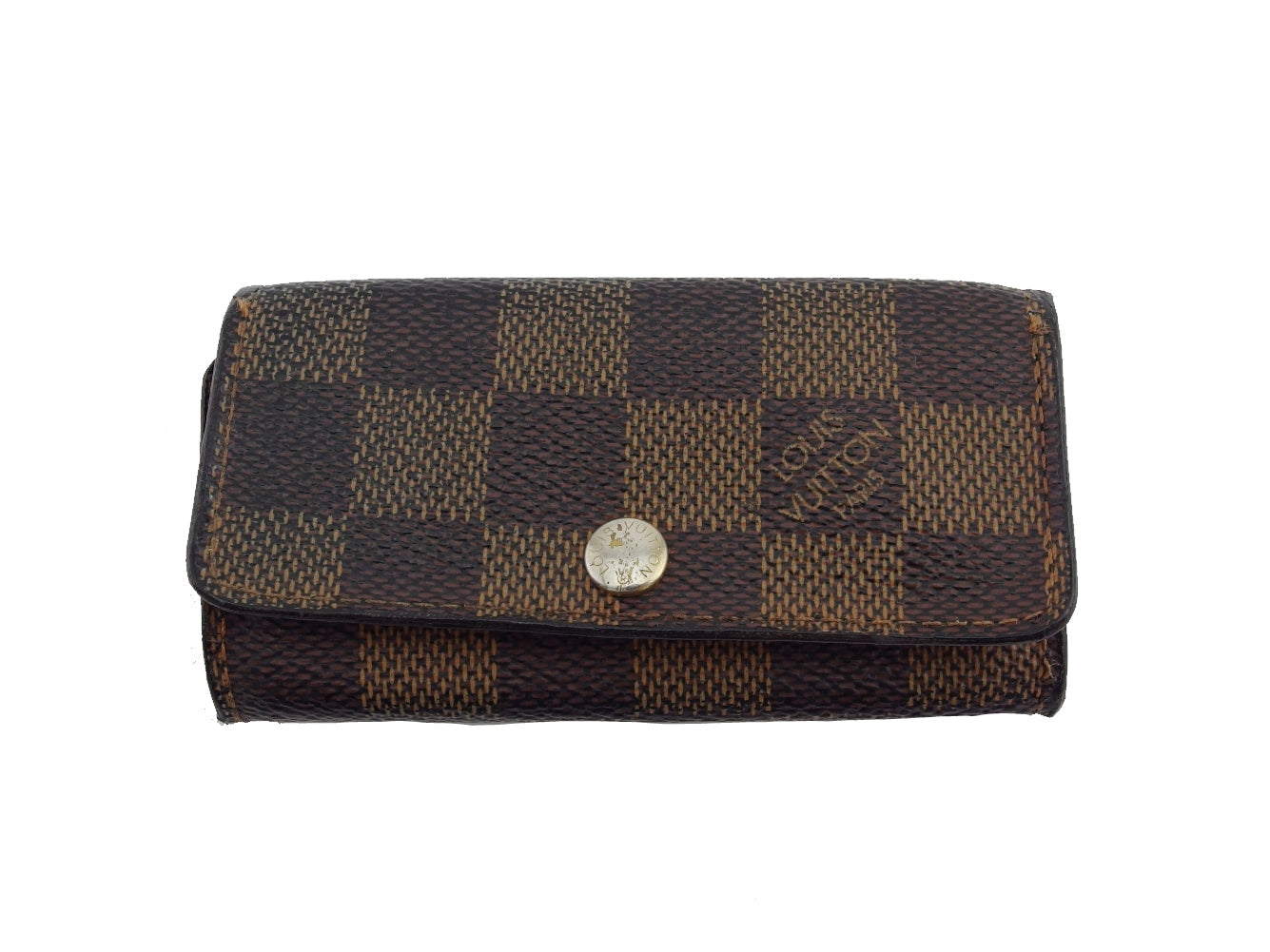 Louis Vuitton Key holder N62631 Multicles4 Brown Beige Key Chain T24751