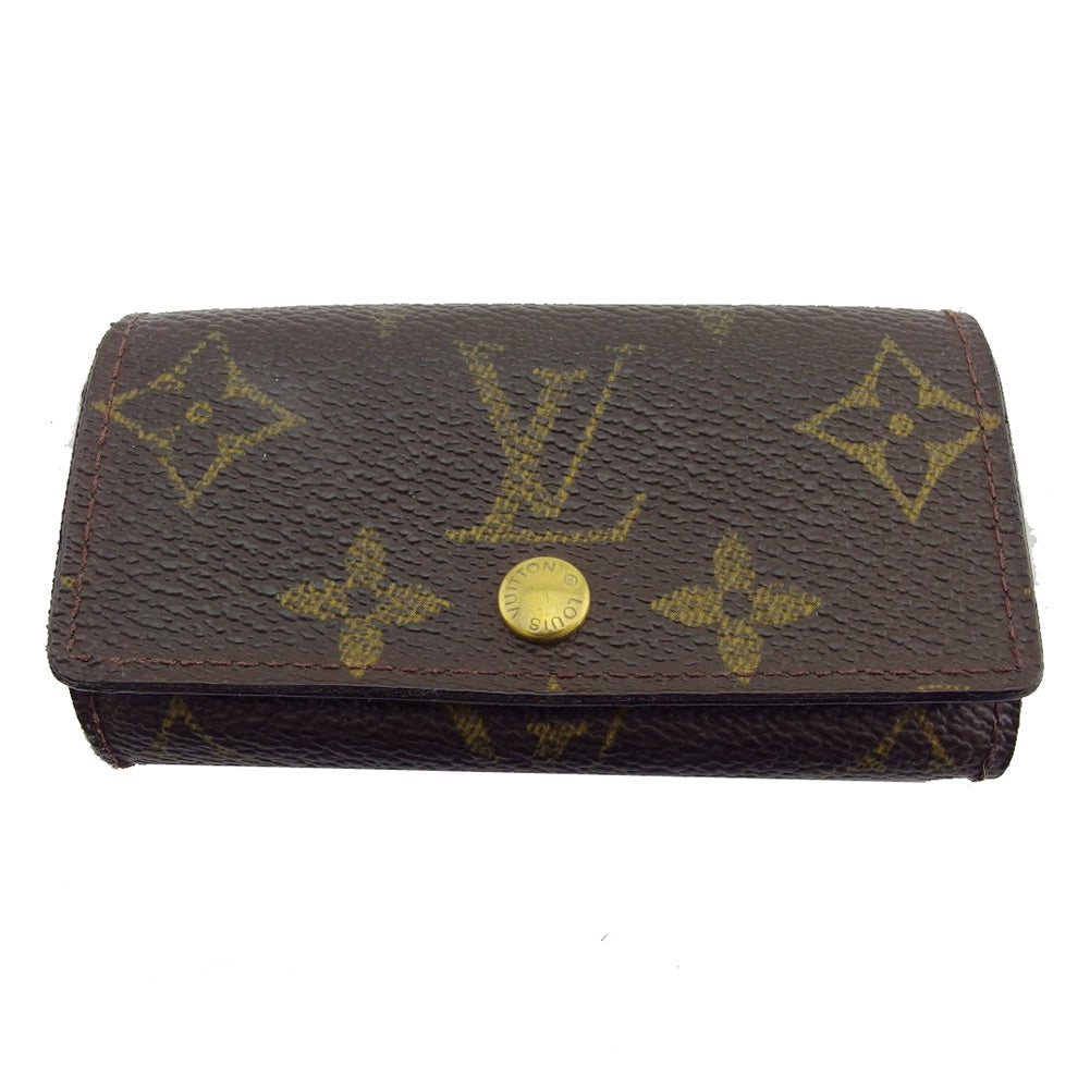 Louis Vuitton Key holder x Multicles4 Brown Beige Key Chain