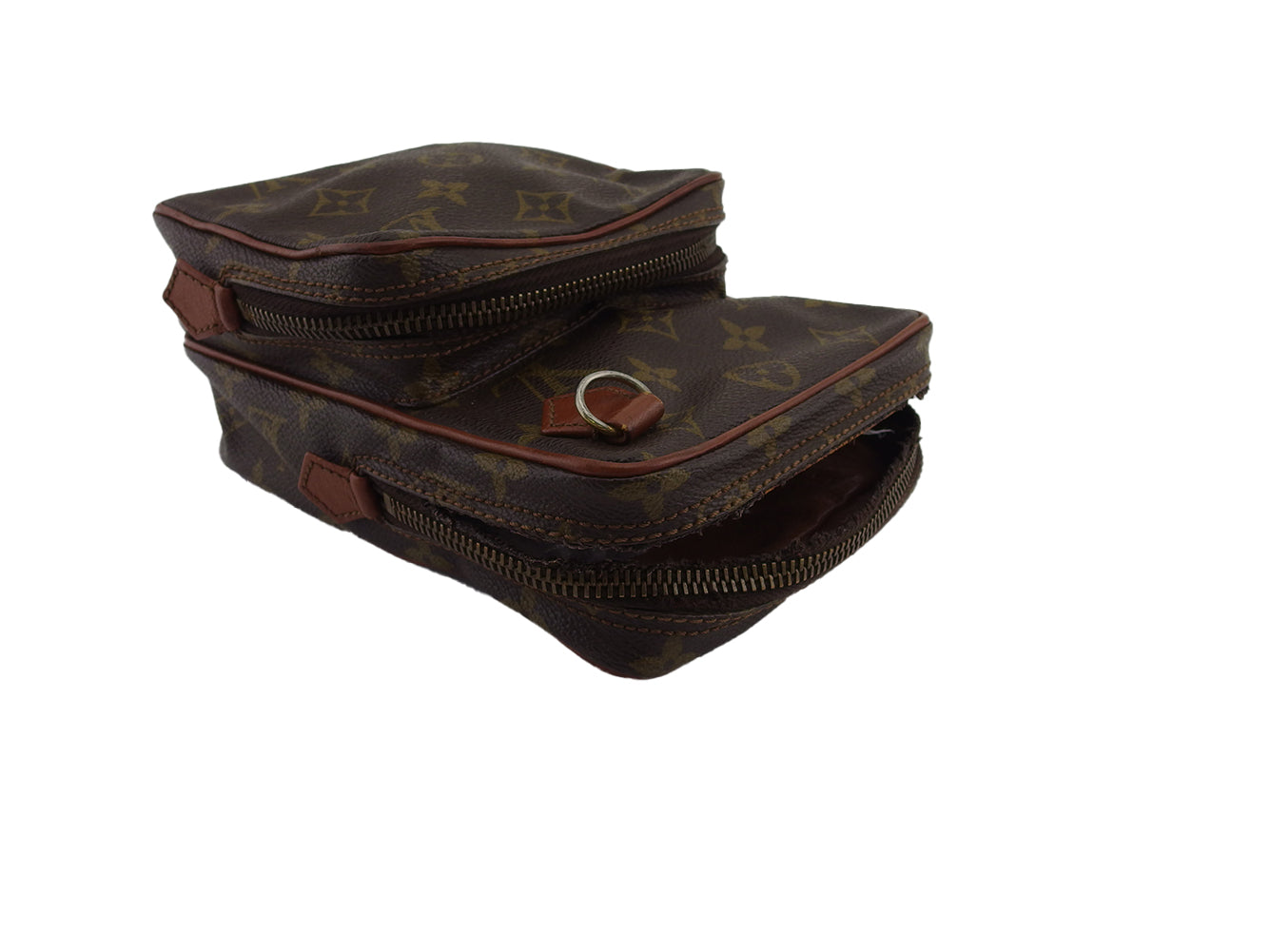 Louis Vuitton No.169 Sac de Poche Brown Beige Shoulder Bag