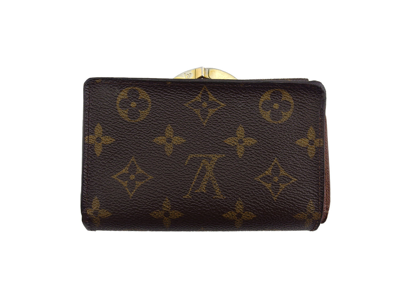 Louis Vuitton Bifold M61674 Portefeuille Viennoiserie Brown Beige Wallet Case