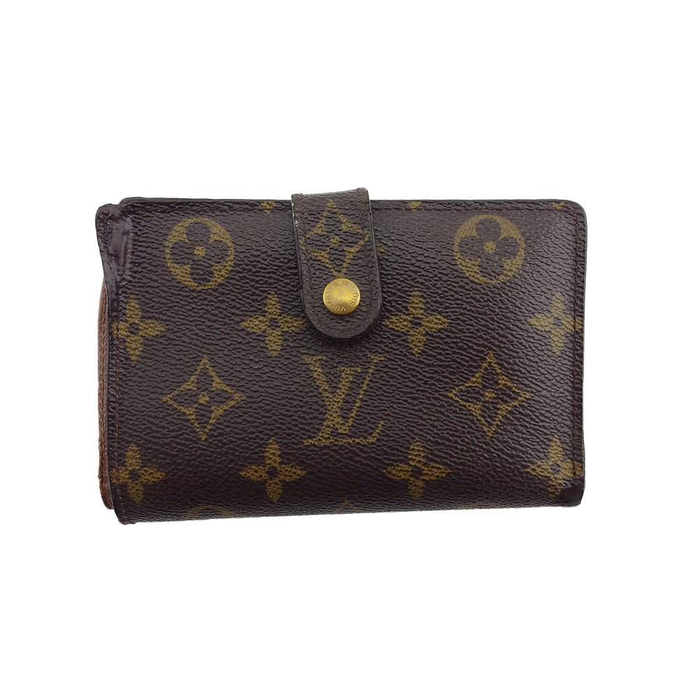Louis Vuitton Bifold M61674 Portefeuille Viennoiserie Brown Beige Wallet Case