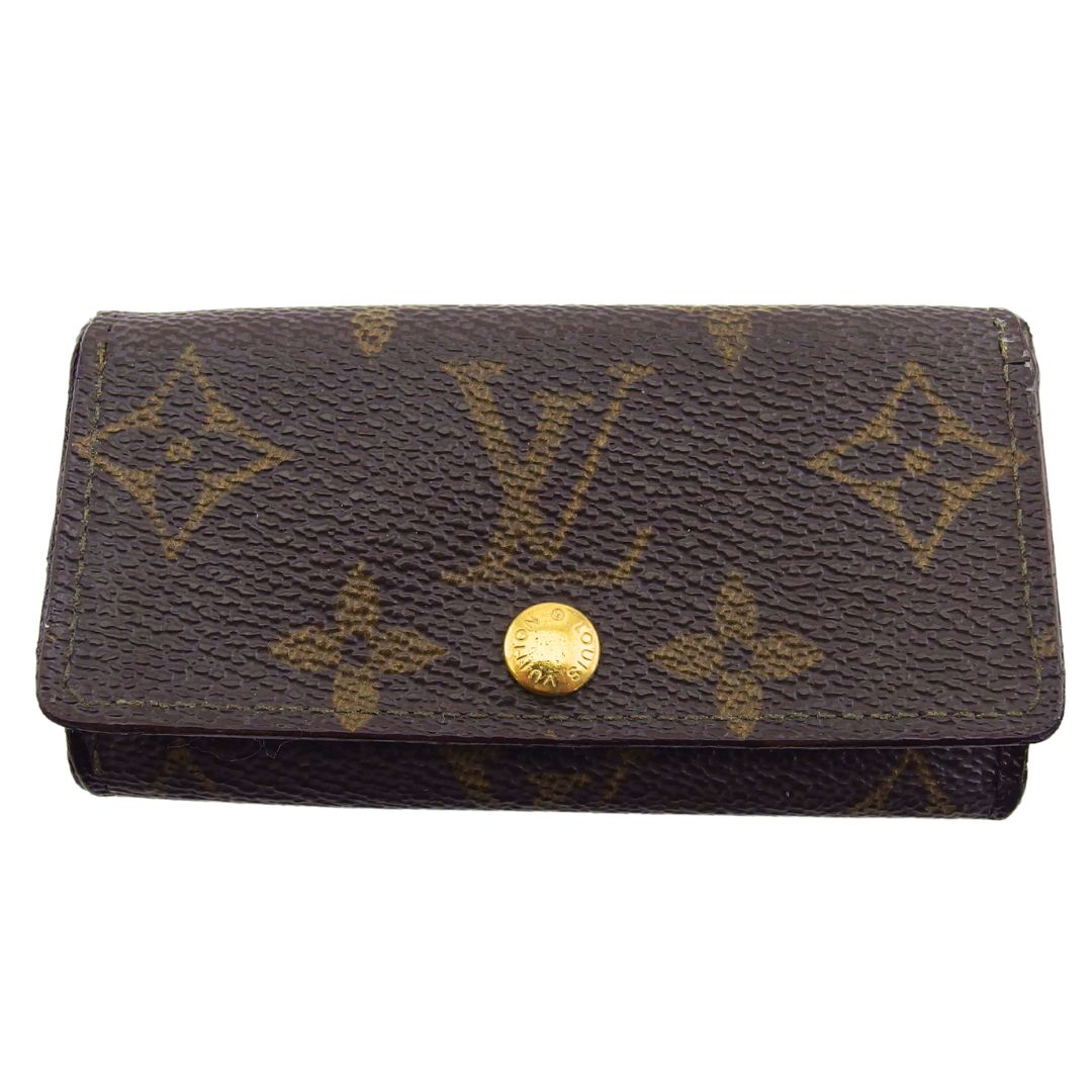 Louis Vuitton Key holder M62631 Multicles4 Brown Beige Key Chain T24953