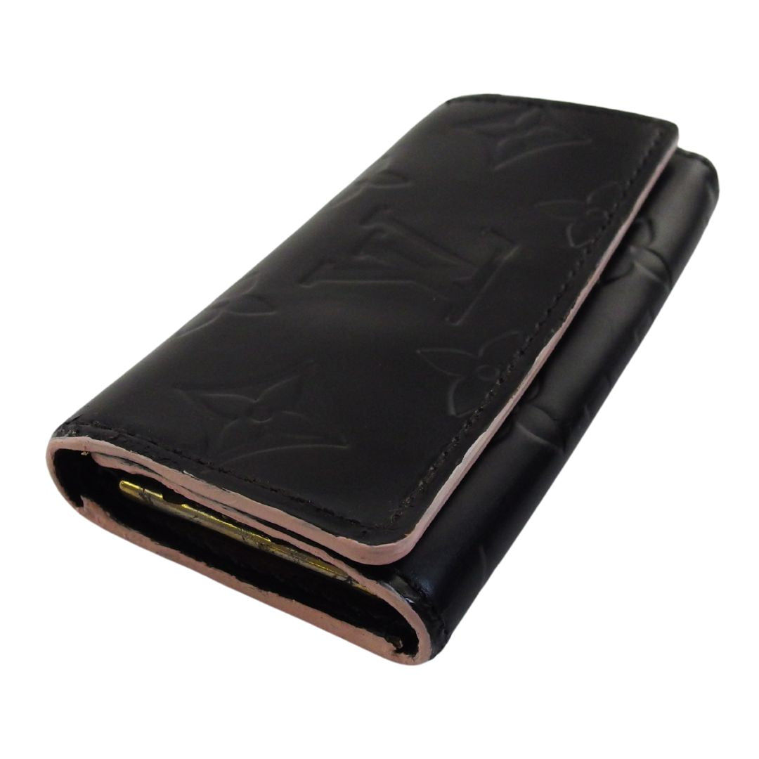 Louis Vuitton Key holder Matte x Black Pink Key Chain
