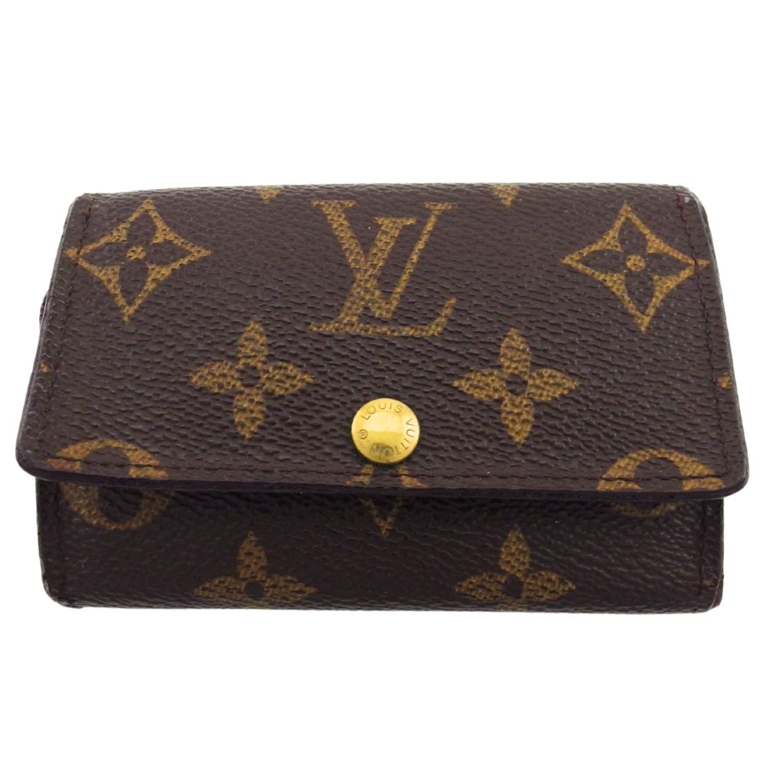 Louis Vuitton Key holder x Brown Beige Gold Key Chain T25009