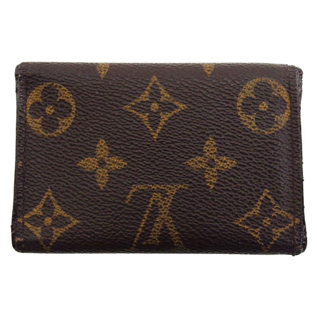 Louis Vuitton Key holder x Brown Beige Gold Key Chain T25009