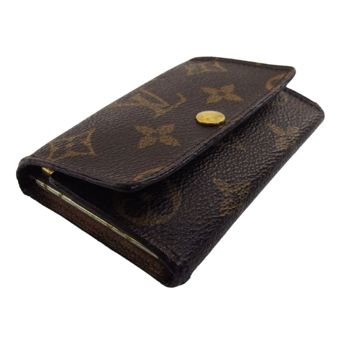 Louis Vuitton Key holder x Brown Beige Gold Key Chain T25009