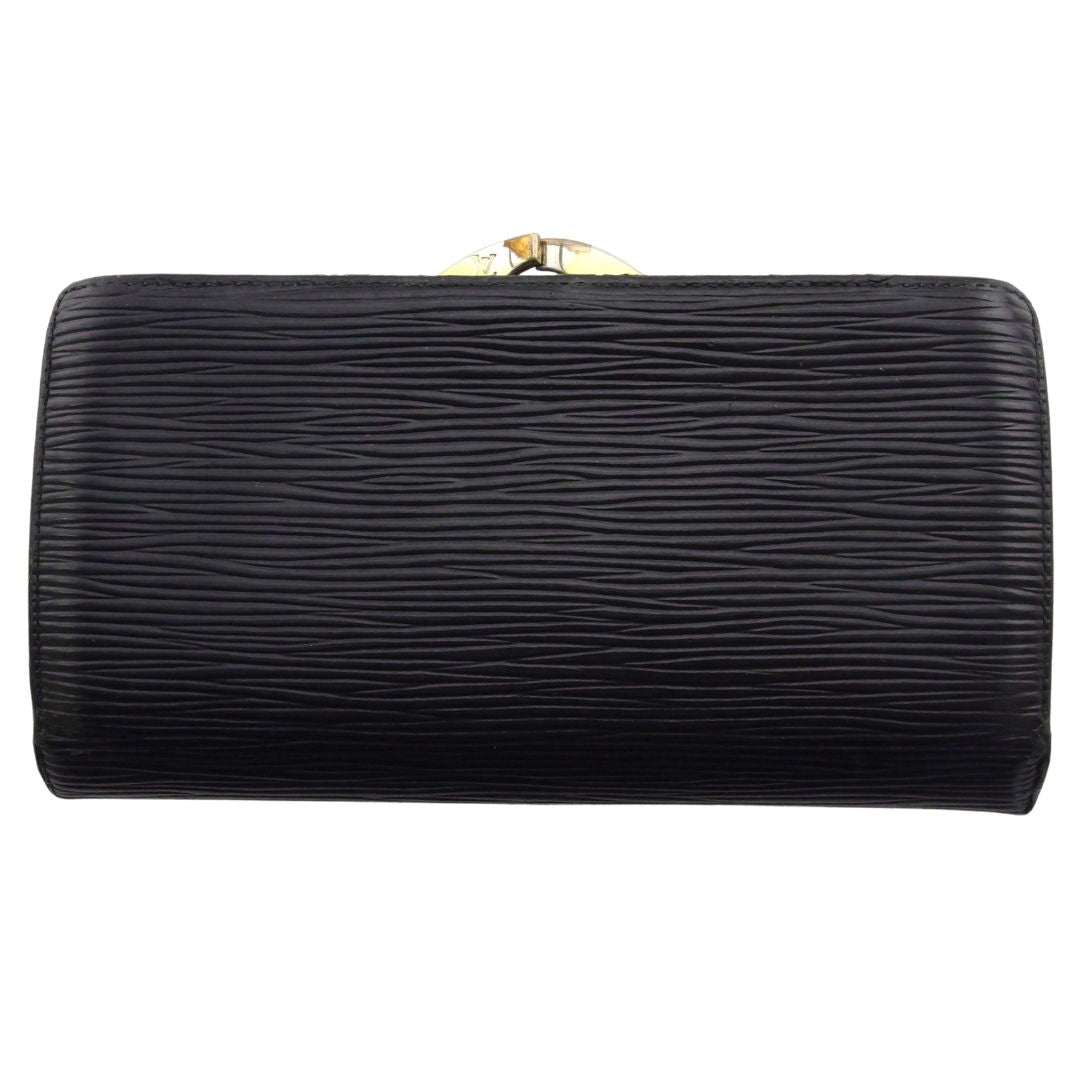Louis Vuitton Bifold Noir Continental Wallet Case