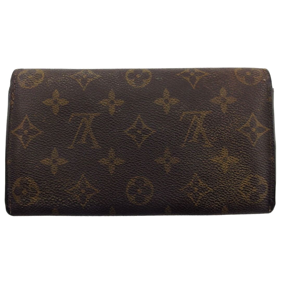 Louis Vuitton Long Purse M61725 Pochette Porto Brown Beige Wallet Case