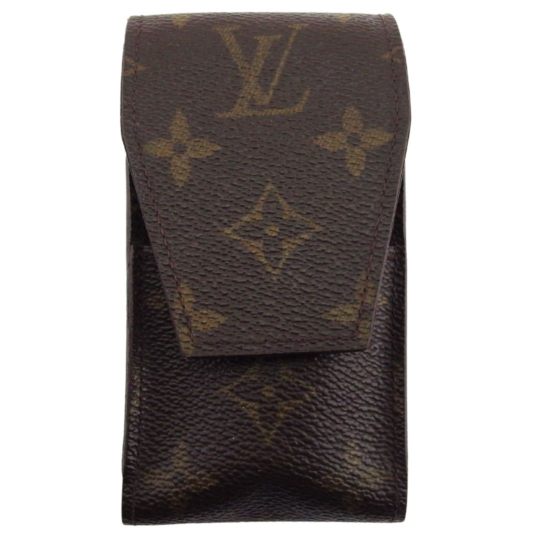 Louis Vuitton Cigarette M63024 Etui cigarette Brown Beige Handbag T25169
