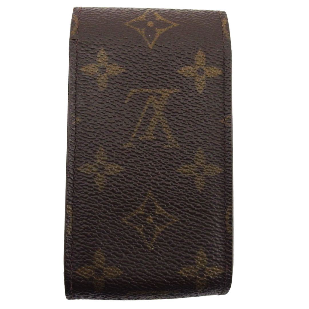 Louis Vuitton Cigarette M63024 Etui cigarette Brown Beige Handbag T25169