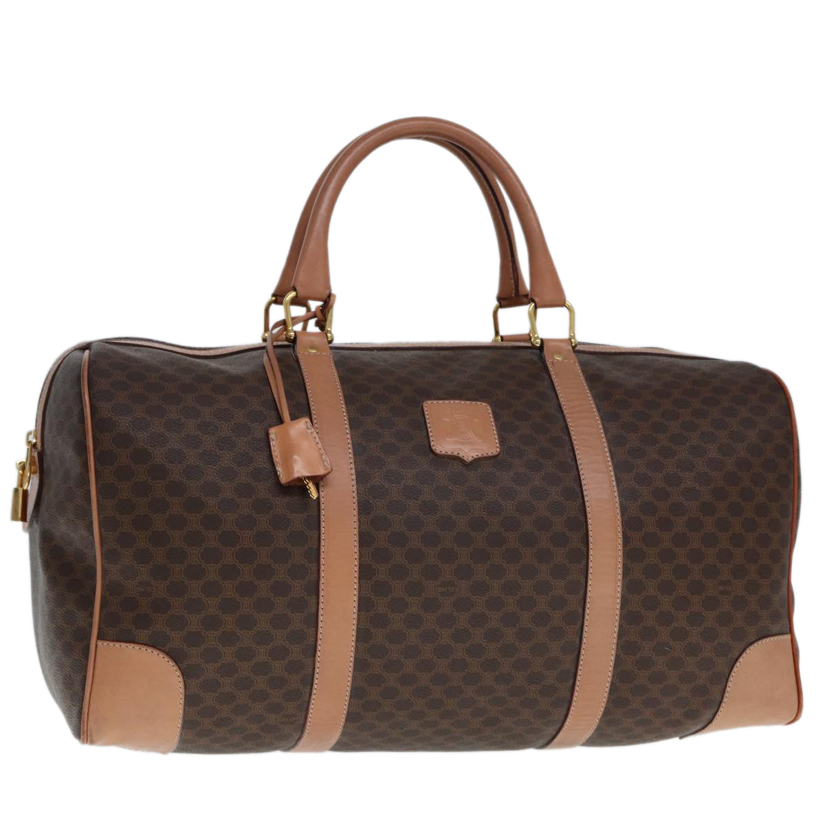 Luxury Macadam Boston Bag Pvc Tb Leather Canvas Travel Bag