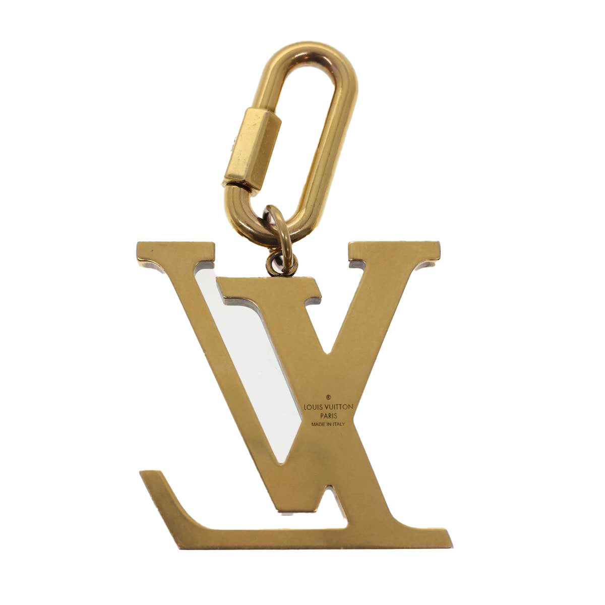 Louis Vuitton Bijou Sac LV Flag Charm Gold Tone Multicolor LV tb621