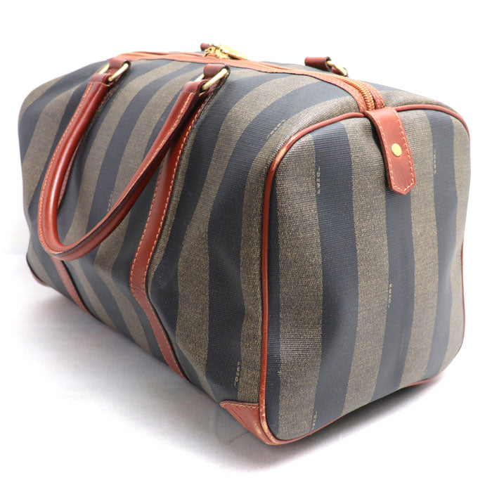 Fendi Pequin Pvc Boston Bag Travel Bag