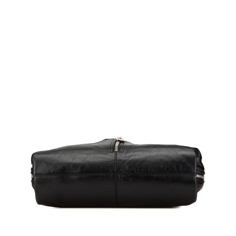 Fendi Unzipped Zucca Tote Bag Leather