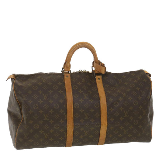 Louis Vuitton Monogram Keepall 55 Boston Bag LV th3467