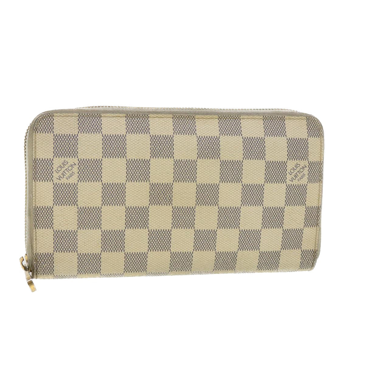 Louis Vuitton Damier Azur Zippy Organizer Long Wallet LV th3484