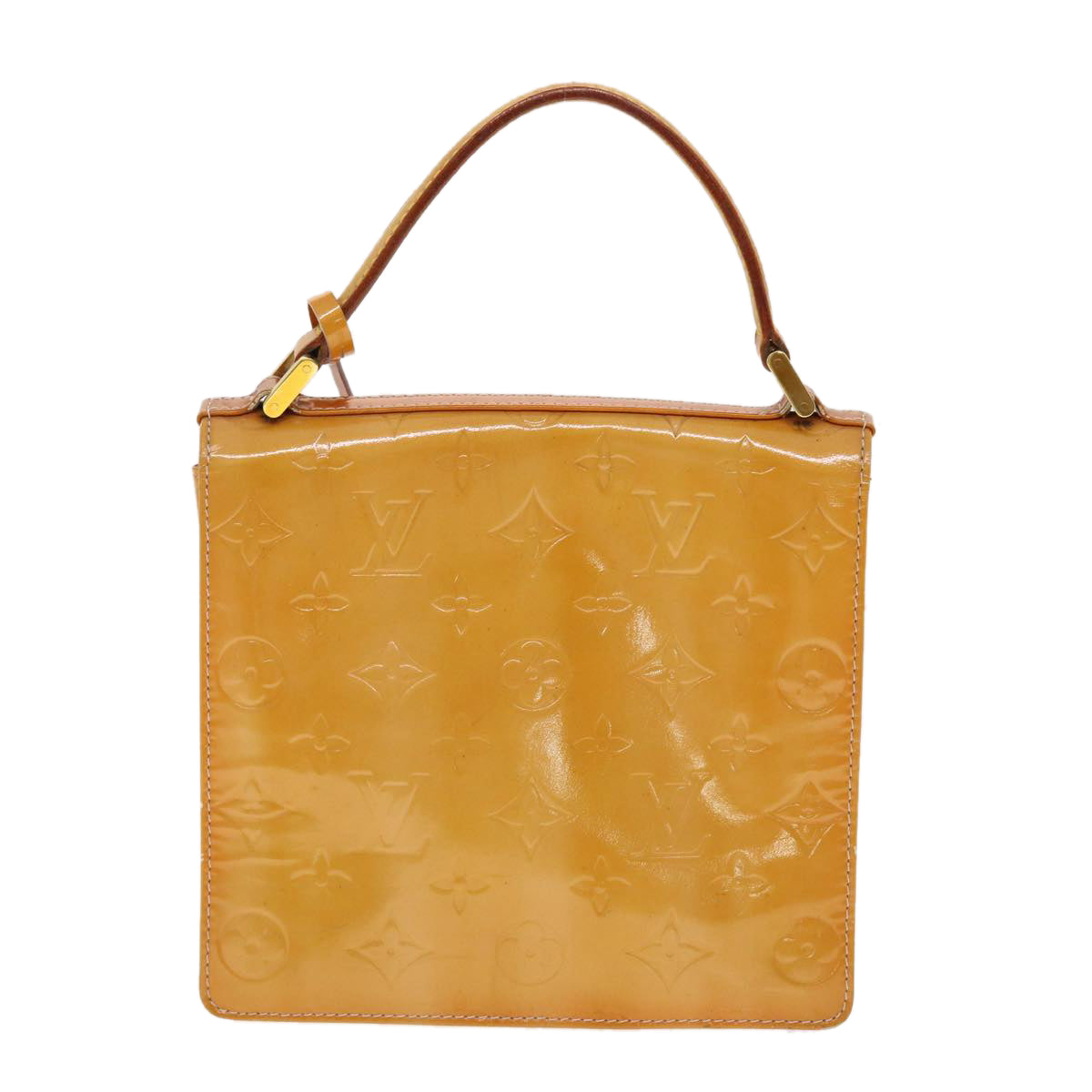LOUIS VUITTON Vernis Spring Street Hand Bag Marshmallow Pink M91033 th3502