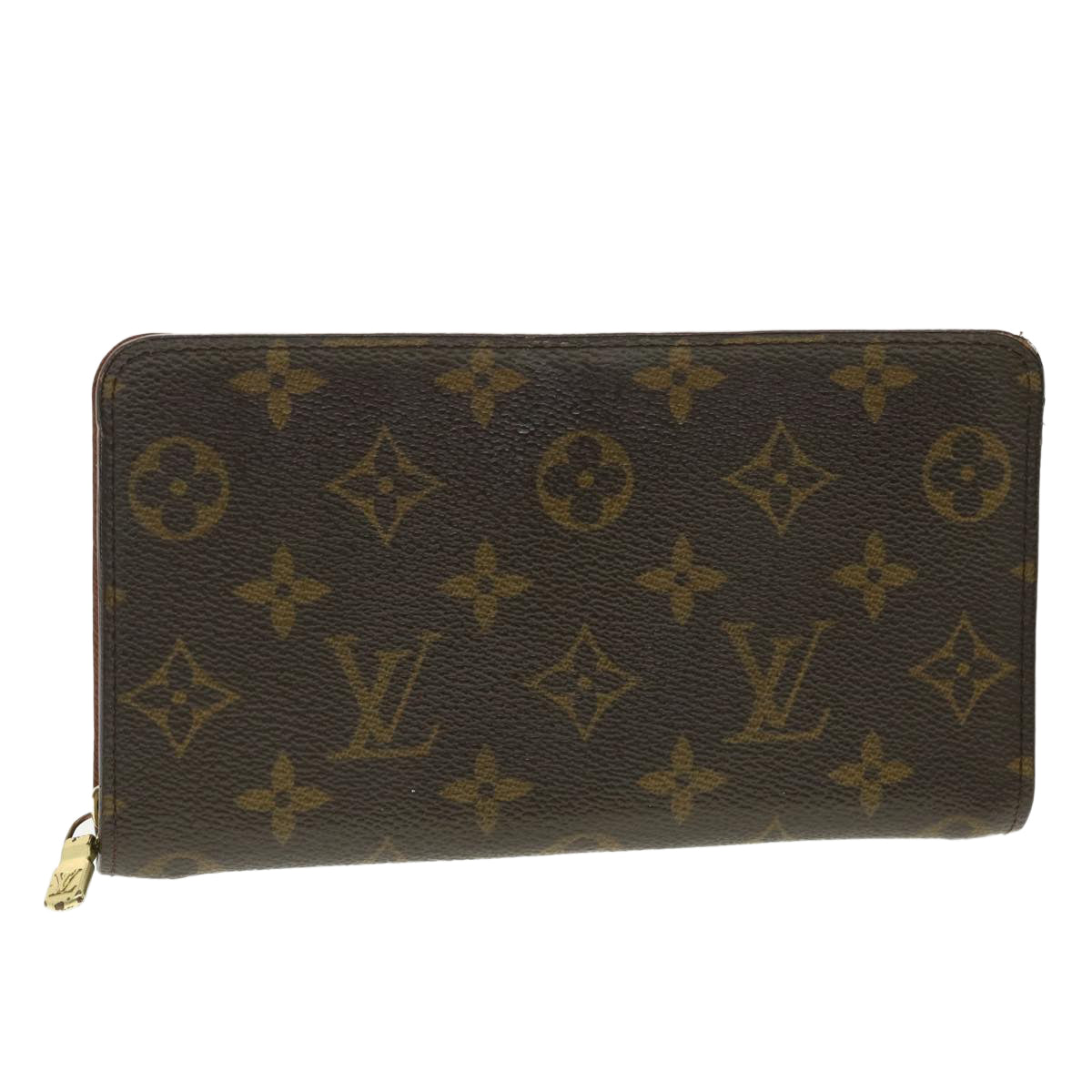 Louis Vuitton Monogram Porte Monnaie Zip Long Wallet LV th3516