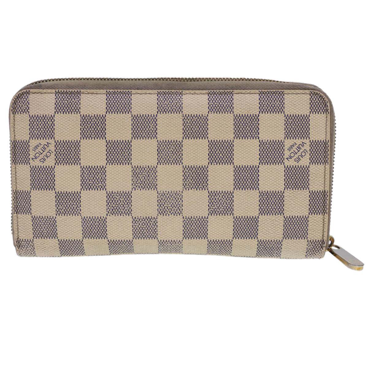 Louis Vuitton Damier Azur Zippy Organizer Long Wallet LV th3540